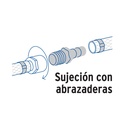 Adaptador macho de latón 3/4' para poliducto, Foset