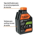 Aceite sintético para motor de 2 tiempos, 400 ml