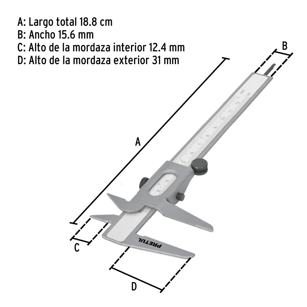 Vernier de 5', Pretul