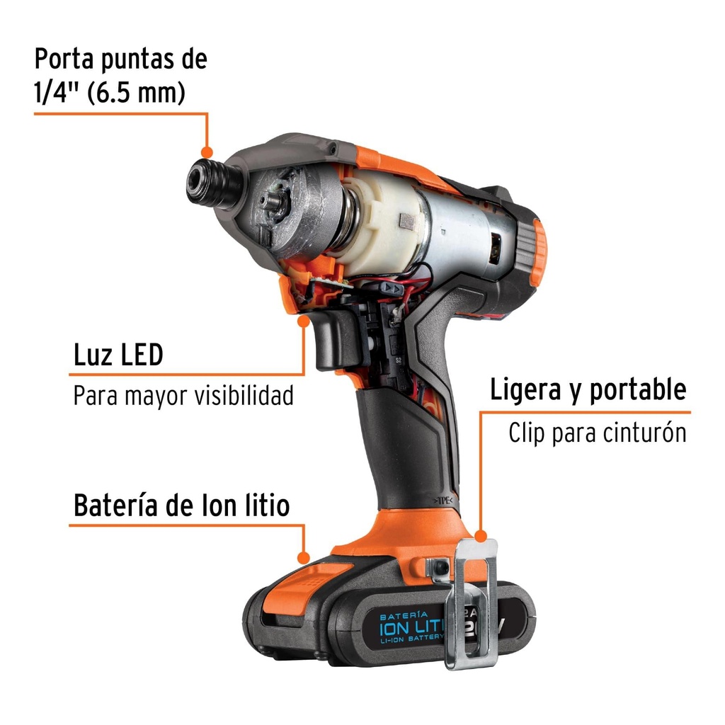 Combo rotomartillo/destornillador de impacto inalámbrico 20V