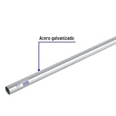 Tubo Conduit 3/4' galvanizado 3 m pared delgada, et. verde