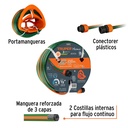 Combo manguera MAN-15X1/2RE y portamanguera GAN-MA, Truper