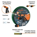 Combo manguera MAN-15X1/2RE y pistola de riego PR-401