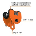 Trole de carga 1/2 ton para vigas IPS e IPR, ajustable