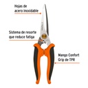 Tijera 8' multiusos de acero inoxidable, mango Comfort Grip