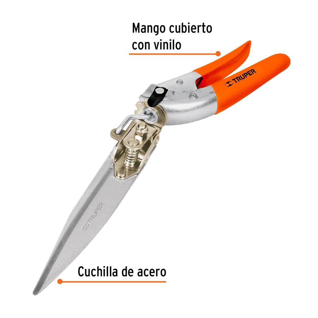 Tijera para poda 13' doméstica para poda de césped, Truper