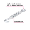 Tensor zinc 3/8' gancho-argolla, Fiero