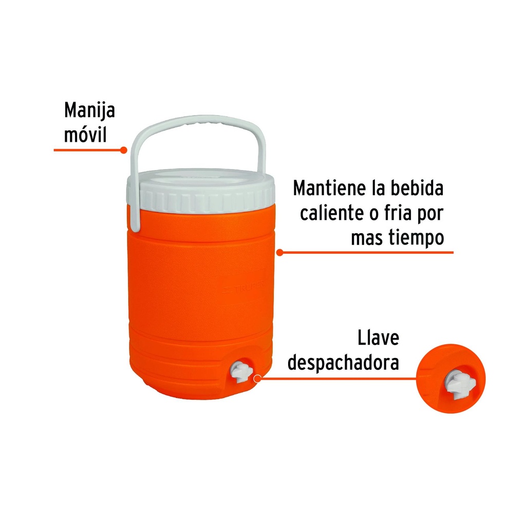 Termo de 18 L para bebidas frías, Truper