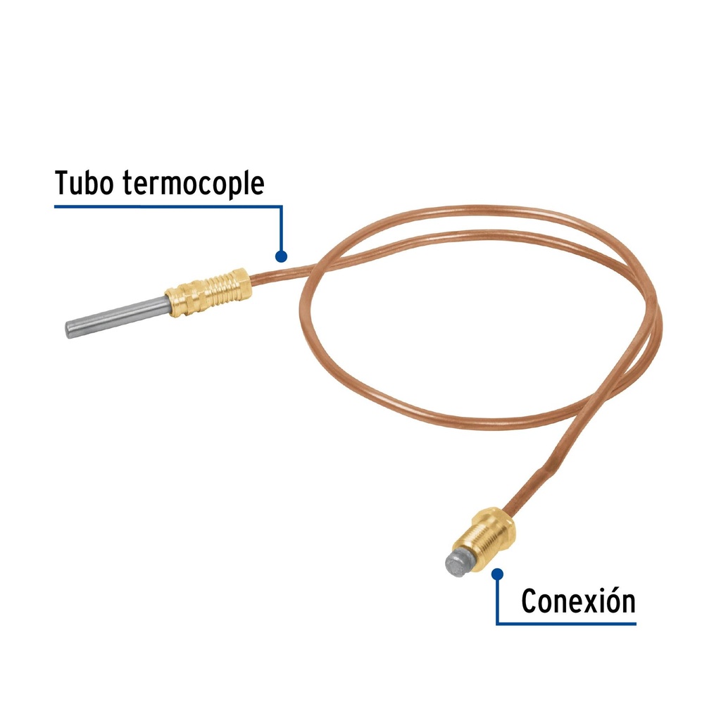 Termocople 60 cm roscable, Foset