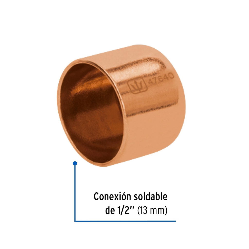 Tapón capa de cobre de 1/2', Foset Basic