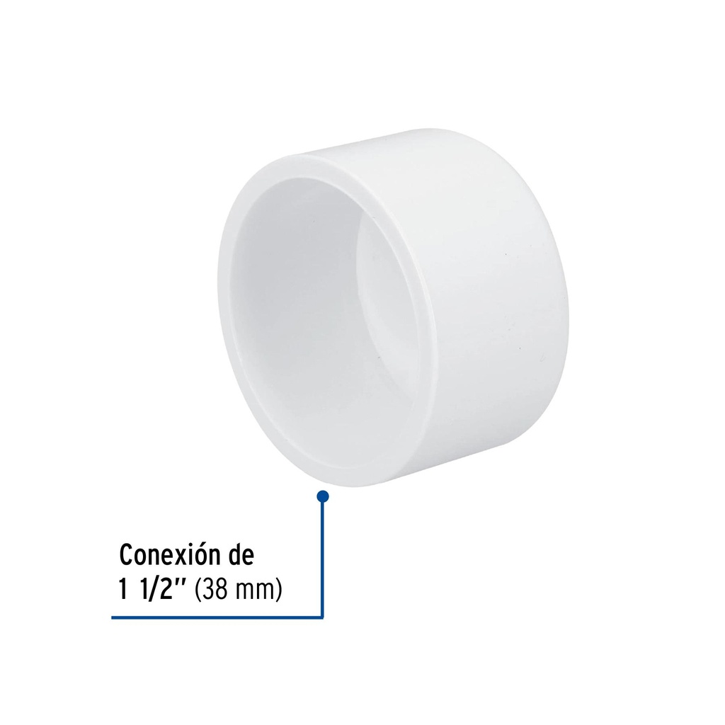 Tapón de PVC 1-1/2', Foset