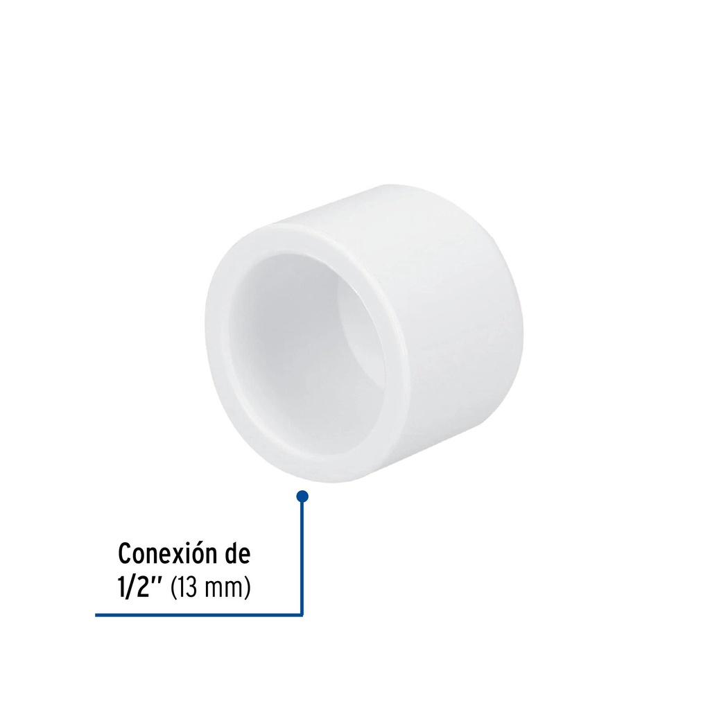 Tapón de PVC 1/2', Foset