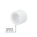 Tapón de PVC 1/2', Foset