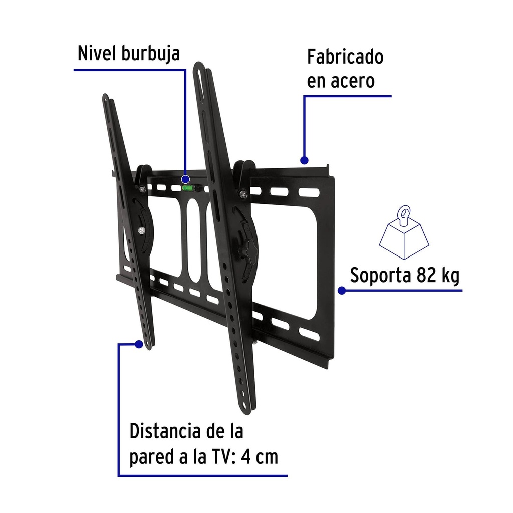 Soporte para pantallas de 26' a 65' con movimiento angular