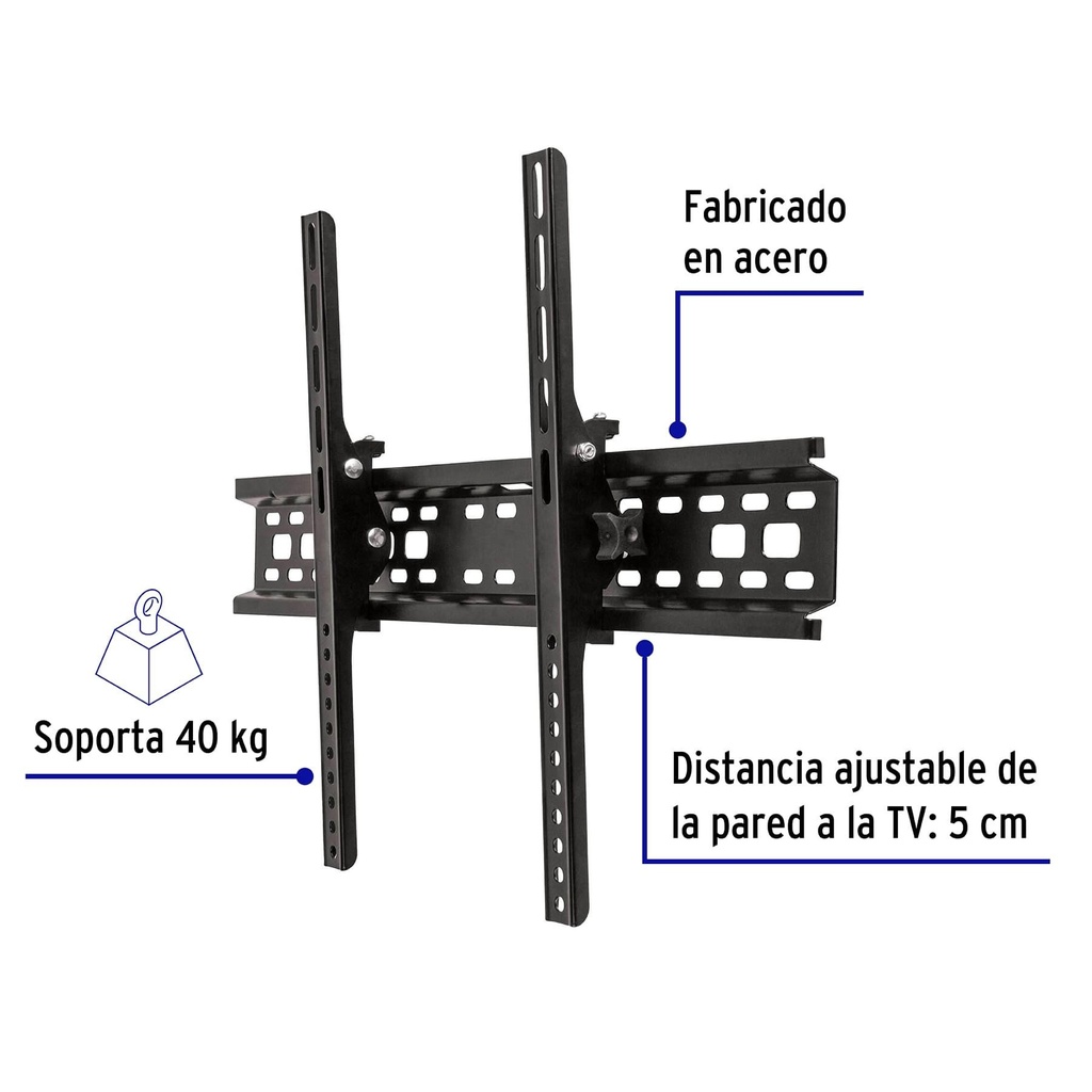 Soporte para pantallas de 32' a 70' con movimiento angular