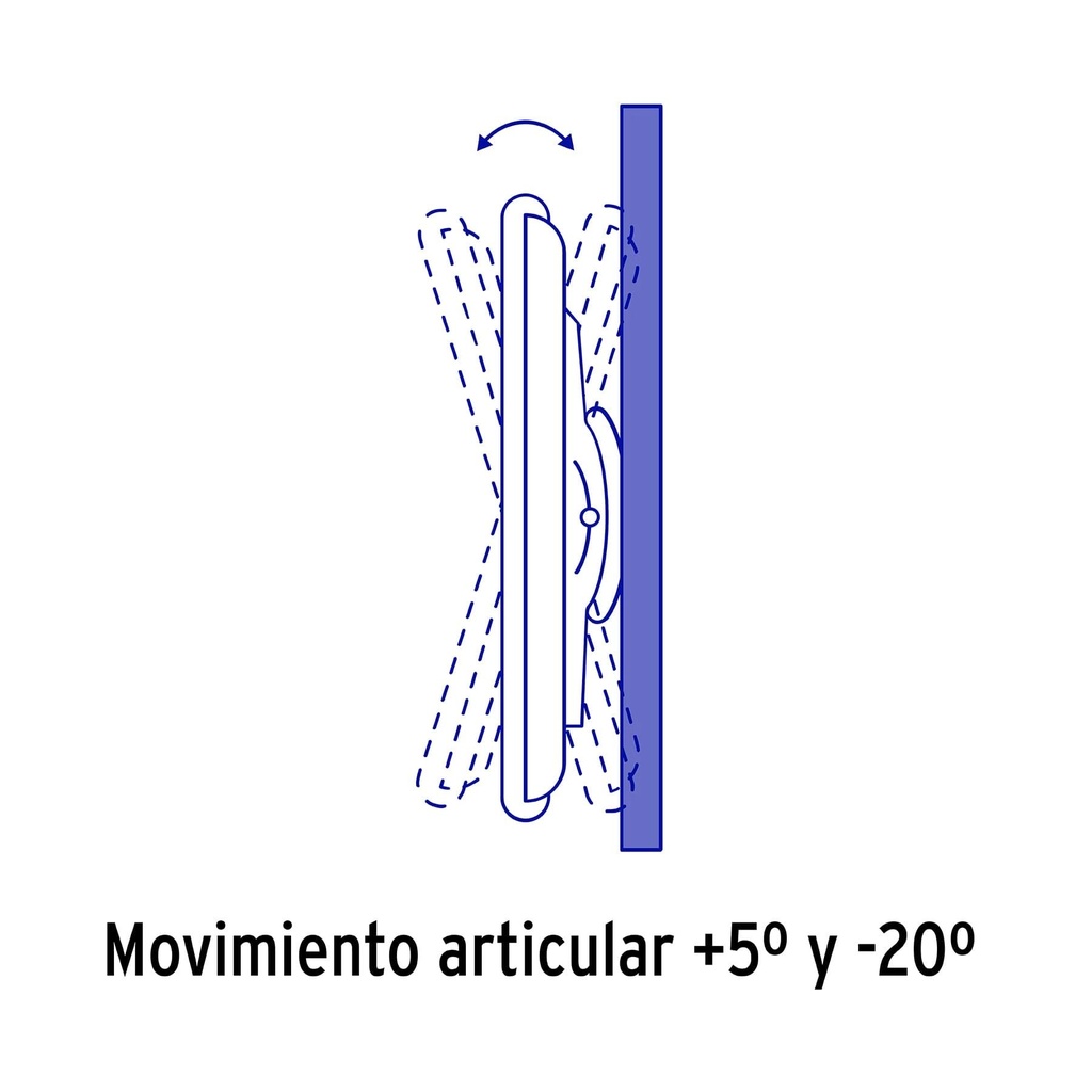 Soporte para pantallas de 32' a 70' con movimiento angular