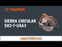 Sierra circular 7-1/4' 1500 W, profesional, Truper