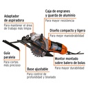 Sierra circular compacta 4-1/2' 420 W, profesional, Truper