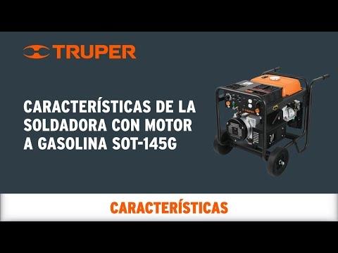 Soldadora a gasolina 145 A con generador, Truper