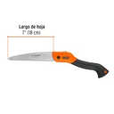 Serrucho plegable 7' hoja recta 11 DPP mango plástico,Truper