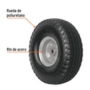 Rueda imponchable 10' para eje lateral, Truper