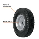 Rueda imponchable 8' para eje lateral, Truper