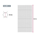 Rollo de malla hexagonal 45mx1.2m calibre 22 abertura 25mm