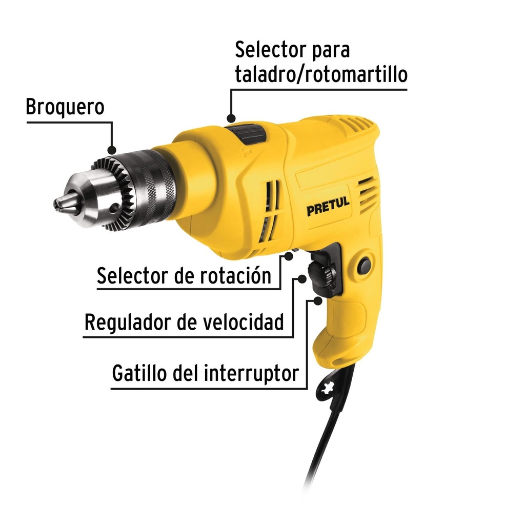 Rotomartillo 1/2' 550 W, Pretul