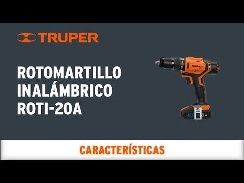 Rotomartillo inalámbrico 1/2', 20 V, Truper