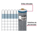 Rollo de 30 m x 1.5 m de malla mosquitera plástica gris