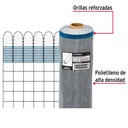 Rollo de 30 m x 0.6 m de malla mosquitera plástica gris