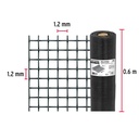 Rollo de 30 m x 0.6 m malla mosquitera fibra de vidrio negra