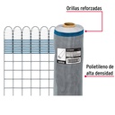 Rollo de 30 m x 0.75 m de malla mosquitera plástica gris