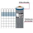 Rollo de 30 m x 0.9 m de malla mosquitera plástica gris