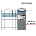 Rollo de 30 m x 1.05 m de malla mosquitera plástica gris