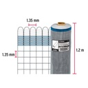 Rollo de 30 m x 1.2 m de malla mosquitera plástica gris