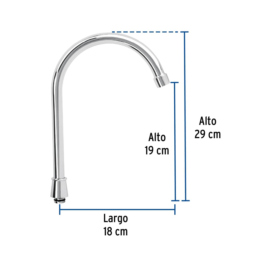 Repuesto de cuello alto para mezcladora de ABS, Foset