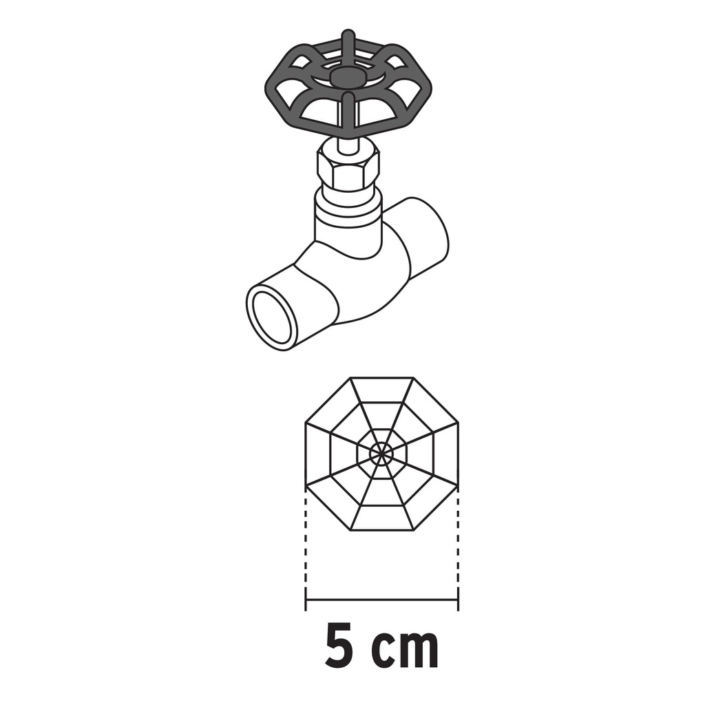 Repuesto de volante válvulas de globo/compuerta,1/2,3/4,1'