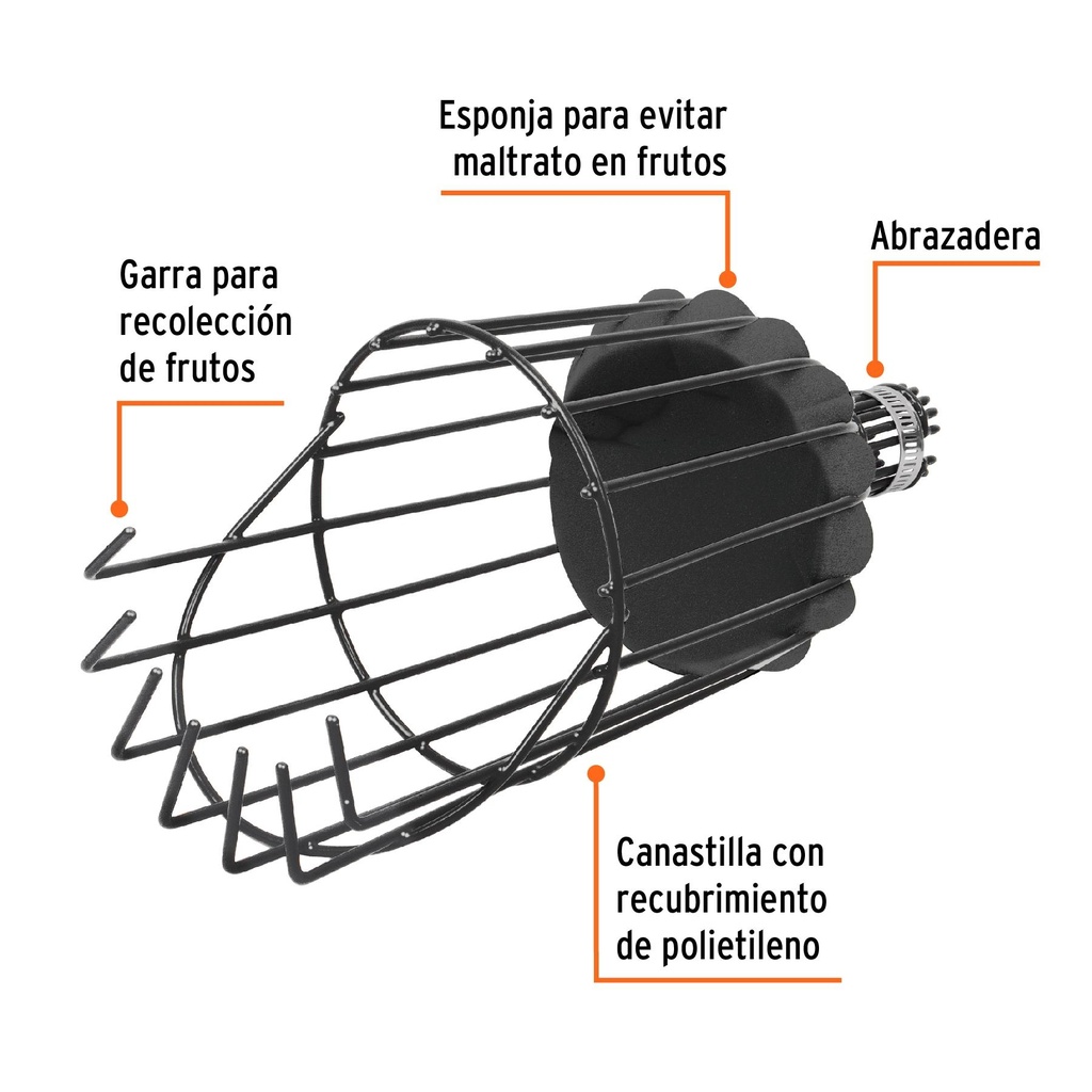 Recolector de fruta, sin mango, Truper