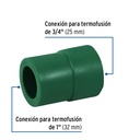 Reducción de PPR 1' x 3/4', Foset