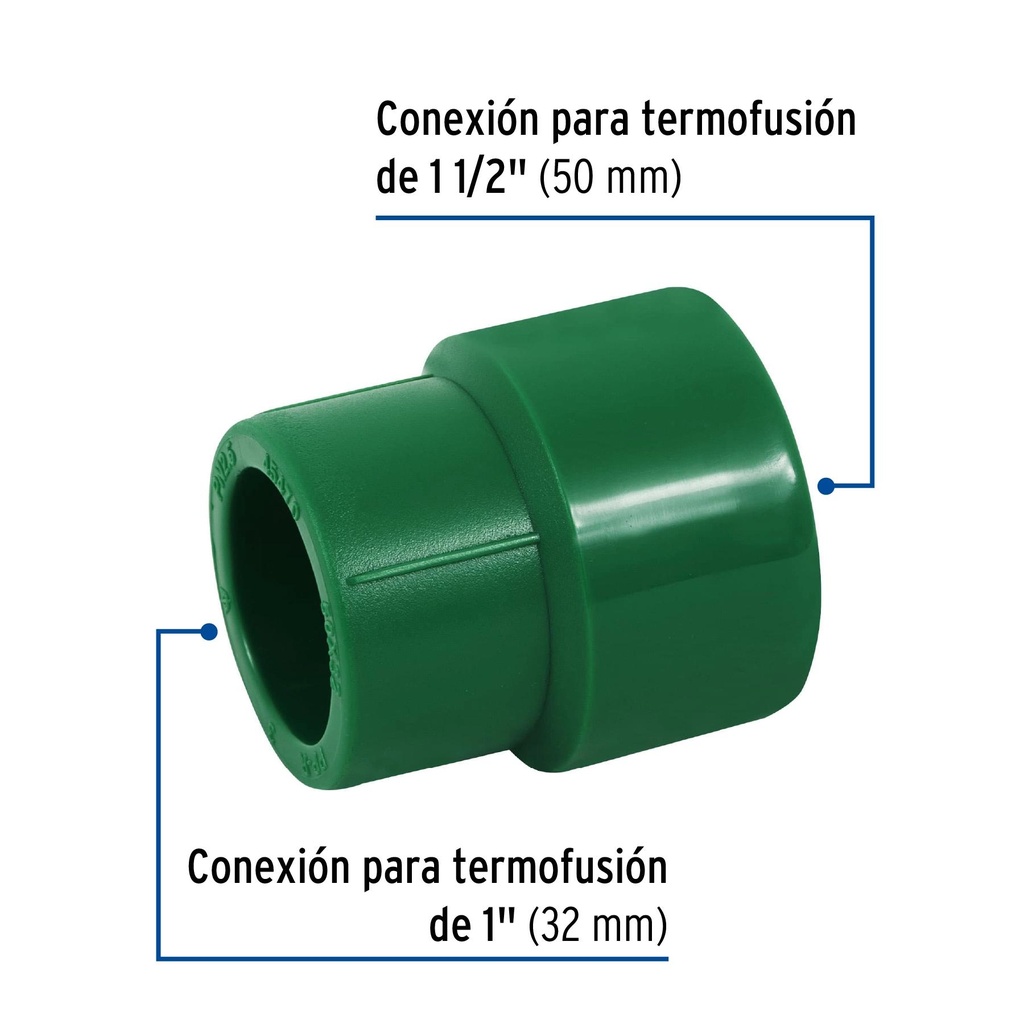 Reducción de PPR 1-1/2' x 1', Foset