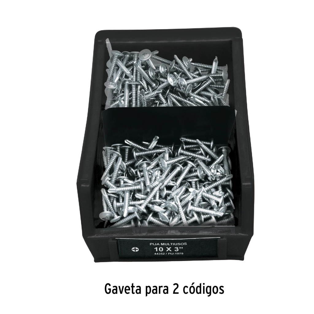 Rack modular con tornillos, 288 gavetas