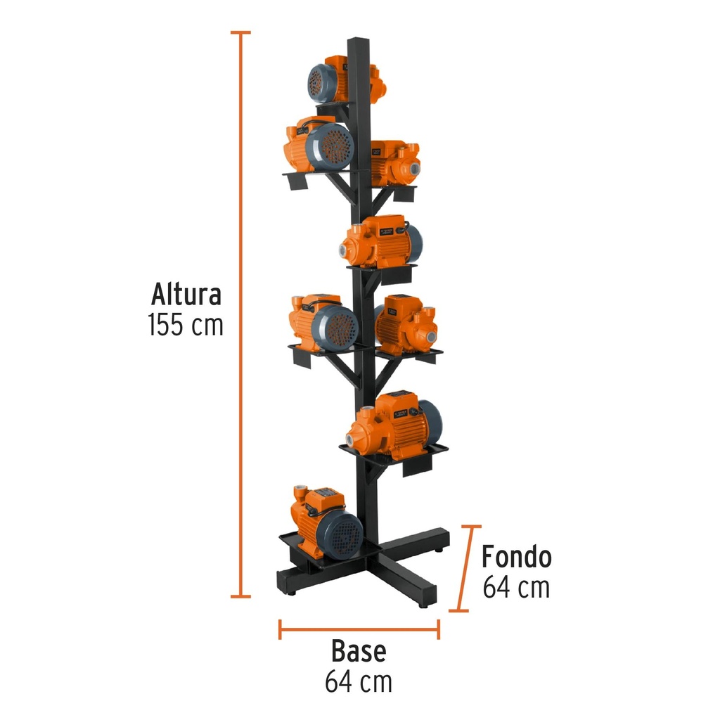 Rack para bombas de agua, Truper