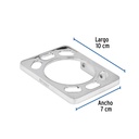 Portavaso cepillero metálico, Foset Basic