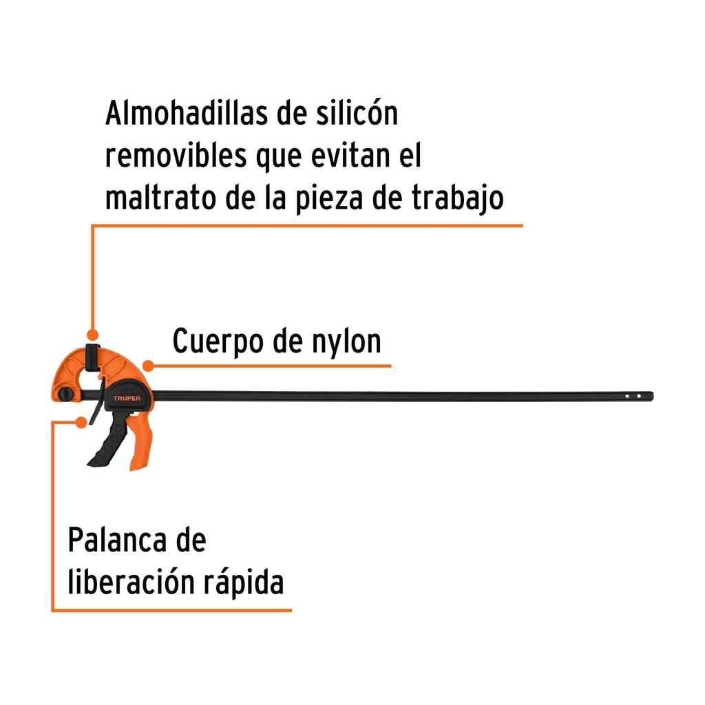 Prensa con ajuste rápido 24'