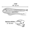 Pinza de presión 10' mordaza recta, Pretul