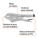 Pinza de presión 10' mordaza recta, Truper