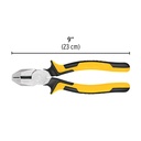 Pinza p/electricista 9' cabeza cuadrada Comfort Grip, Pretul