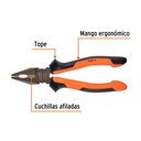 Pinza para electricista 7' mango Comfort Grip, Truper Expert