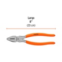 Pinza para electricista 8' mango de PVC, Truper